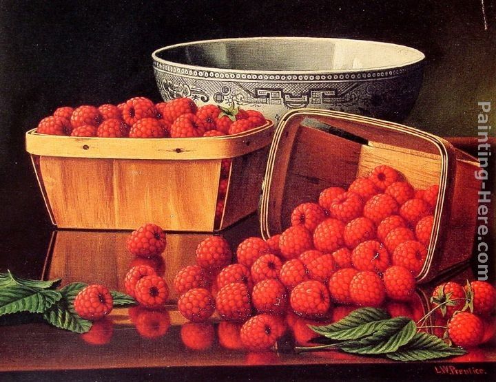 Levi Wells Prentice Baskets of Raspberries